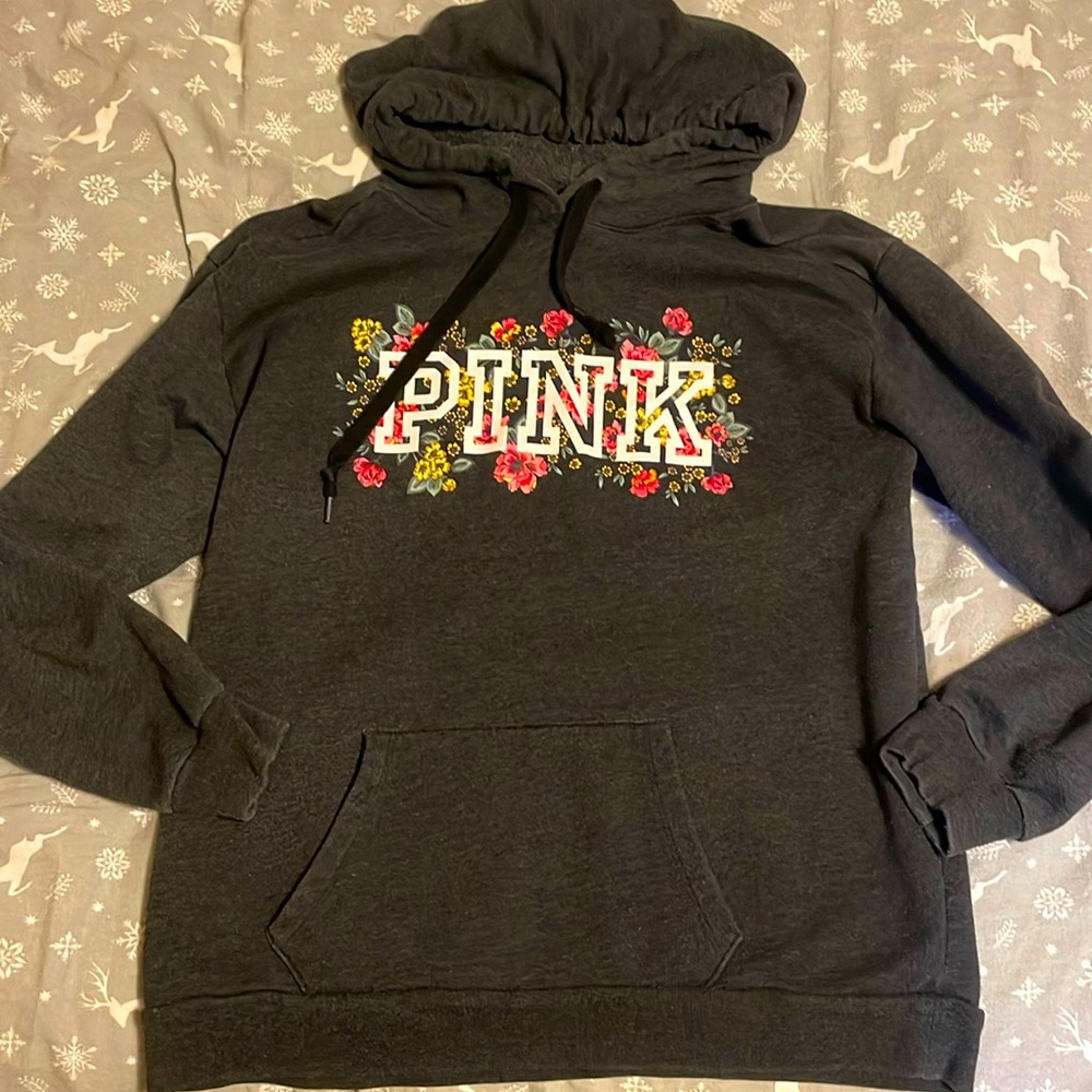 Size medium pink Victoria’s Secret hoodie